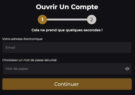 ouvrir un compte sur Vive Mon